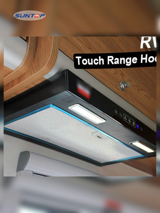 Compact Camper Kitchen Range Hood 12v 40w Ventilation Fan For Rv