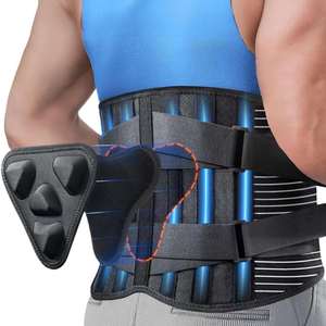 Cinturón Deportivo Transpirable con Logotipo Personalizado OEM, Soporte Lumbar Ajustable con Placa Proeminentes para Cintura y Espalda - Product Image 1