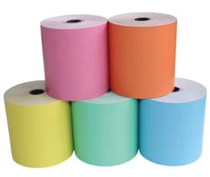 Wholesale Custom Color Thermal <strong>Paper</strong> <strong>Rolls</strong>, Yellow Pink <strong>Blue</strong> Thermal Receipt <strong>Paper</strong> for POS Printer, Market Label <strong>Paper</strong> - Product Image 4