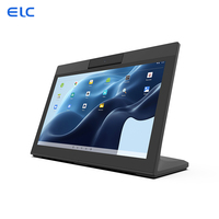 Caméra frontale à écran tactile de 14 pouces en forme de L, système de Satisfaction client, système de bureau Poe, appareils Android