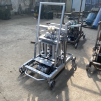 Mini machine mobile économique pour la fabrication de briques creuses en ciment pour petites usines de briques et de blocs