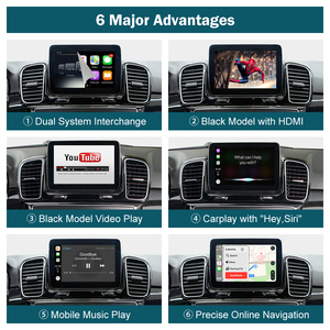 Module Carplay Road Top, interface vidéo automobile Carplay pour <span class=keywords><strong>Mercedes</strong></span> Benz GLE GLS 2016-2018 NTG5.0, boîte Carplay et boîte Android <span class=keywords><strong>Auto</strong></span> - Product Image 4