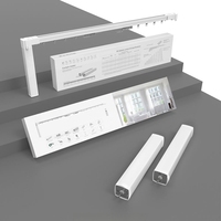 Ensemble de moteurs de rideaux électriques Tuya ZigBee WiFi Smart Curtain Drivers Télécommande Google Alexa Control Automatic Curtains Motor