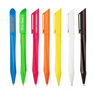 Bolígrafos Triangulares Promocionales con Logotipo Personalizado, Bolígrafos Económicos de Plástico para Regalo y Escritura - Product Image 1