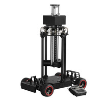 TL Media Véhicule caméra télécommandé 4x4 en aluminium pour tournages 360° virtuels, moteur brushless 800KV 2.4G pour Ronin2 et studios de films VR