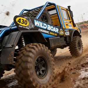 Auto RC CROSSRC 1/8 EMOX NT Big <span class=keywords><strong>Wild</strong></span> Boar, Veicolo Elettrico Fuoristrada per Rally e Arrampicata su Terreni Fangosi e nella Foresta Pluviale - Product Image 2