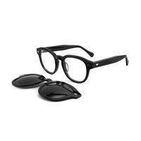 Nouveau grand cadre lunettes de soleil miroir mode cadre Tr magnétique lunettes de soleil multicolores pour hommes et femmes 12 OEM unisexe acétate