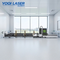 Nueva Máquina de Corte Láser de Tubos Metálicos Automática YOQI Q7-12 |   Equipo de Corte de Tubos CNC con Láser de Fibra, Acero, Acero Inoxidable, Carbono