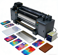Nueva Impresora UV Híbrida de Cama Plana y de Rollo, Plotter Gráfico, Máquina de Impresión Digital UV para Lonas y Pancartas Flexibles