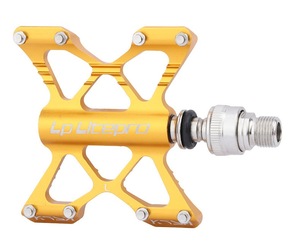 <span class=keywords><strong>Pedaliera</strong></span> per Bicicletta Pieghevole a Smontaggio Rapido con Pedali in Lega di Alluminio CNC - Product Image 5