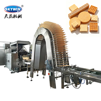 Ligne de production complète et entièrement automatique de gaufrettes et biscuits, machine à snacks, autres machines à snacks, équipement de cuisson, usine
