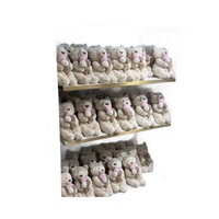 Sunmmer UK Peluche ultra douce style gelée ours tenant une crème glacée, style Barcelone, poupée apaisante, cadeau doux pour filles pour la Saint-Valentin