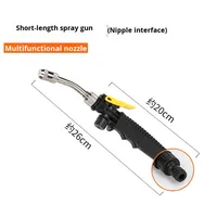 Accessoires de machine de lavage de voiture en matériau ABS brosse de voiture sans gommage cire à eau buse de voiture climatiseur nettoyage pistolet pulvérisateur