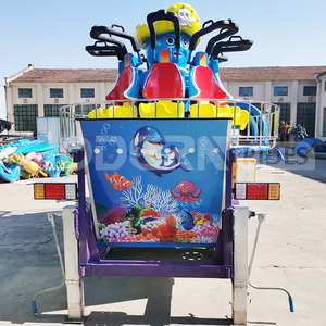 Outdoor Playground Portable Amusement Ride Attraction Park Equipment Trailer <strong>Flying</strong> <strong>Car</strong> for Sale - Product Image 4