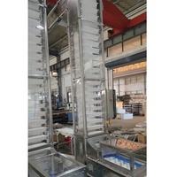 Seau en plastique de qualité alimentaire convoyage horizontal convoyeur élévateur de type Z pour collation sucre bonbons chips de pomme de terre tomate
