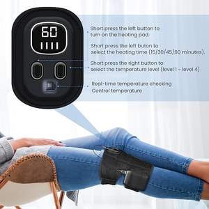 ที่พยุงเข่าแบบอุ่นไร้สายที่อุ่นเข่าแผ่นรองให้ความร้อนที่หัวเข่าแบตเตอรี่แบบชาร์จไฟได้บรรเทาอาการปวดข้อแบบพกพา - Product Image 5