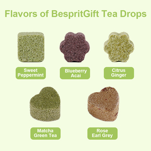 BespritGift Tè in Fiore Commestibile Creativo e Personalizzato, Regali di Tè per Casa e Ufficio, Tè Biologico in Confezione Convenienza - Product Image 4