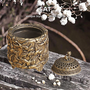 Brûleur à Bakhoor en laiton durable conçu pour une utilisation à long terme, créant un environnement aromatique frais à la maison - Product Image 2