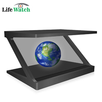 Pantalla Holográfica 3D 4K de 55 Pulgadas y 180 Grados, Holobox para Escritorio, Educación, Comercio Minorista, Exposiciones y Promoción