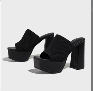 Sandales pour femmes talons hauts adaptés aux pieds chaussures personnalisées dames pantoufles plate-forme sandales à talons hauts - Product Image 4