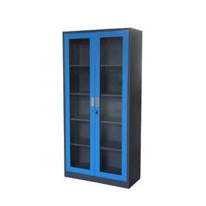 ตู้เก็บเอกสารเหล็ก ตู้เก็บของเหล็ก ตู้โชว์กระจกบานเลื่อน ขายดี - Product Image 2