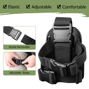 ซองปืนพก G17 แบบ <span class=keywords><strong>Kydex</strong></span> พร้อมซองใส่แม็กกาซีนเดี่ยวและสายรัดขาสำหรับพกพาที่ขา - Product Image 5