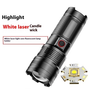 Siêu Sáng LED Đèn Pin Chiến Thuật Không Thấm Nước USB Có Thể Sạc Lại Cắm Trại Đi Bộ Đường Dài <span class=keywords><strong>Torch</strong></span> Với Cao Lumens ABS Cơ Thể Đèn Ip65 Đánh giá - Product Image 2