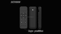 Télécommande intelligente automatique à 9 touches pour lampe de chevet connectée, 2,4 GHz, code roulant et code fixe, portée 20 m, personnalisable OEM/ODM