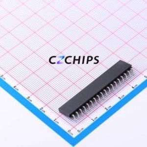 PM254-1-18-W-8.5 Pin Socket Bent Lead Through Hole,P=2.54mm Connector 1x18P 2.54mm Square Hole Right Angle Insert - Product Image 2