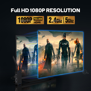 1080P Full HD 1300ft không dây HDM tôi Extender Kit không dây HDM tôi máy phát và máy thu với vòng lặp ra - Product Image 3