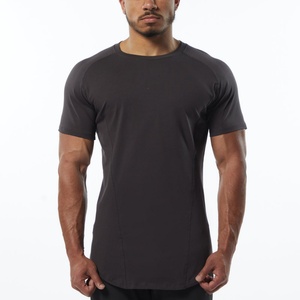 T-shirt à manches courtes pour homme de sport avec logo personnalisé, vêtements de mode, t-shirt pour homme, col rond, coton, t-shirt pour homme de haute qualité - Product Image 3