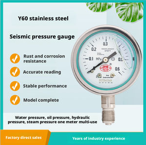 Manômetro de Pressão em Aço Inoxidável à Prova de Choque Y60, Fornecimento de Fábrica - Product Image 2