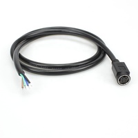 Anpassbares Stromkabel DIN 4-Pin DC Buchse Mini-DIN zu Offenes Ende Kabel 20AWG
