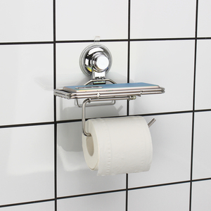 Potente rotolo di tessuto vuoto ventosa ventosa ventosa ganci Caddy cestello Mobile scaffale <span class=keywords><strong>porta</strong></span> <span class=keywords><strong>carta</strong></span> <span class=keywords><strong>igienica</strong></span> per il bagno - Product Image 1