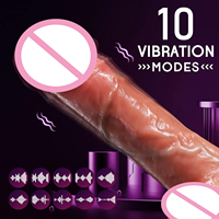 Bomba de pene masturbadora masculina automática, juguete sexual para hombres, bomba de pene con 8 modos de empuje y 10 modos de vibración, juguete adulto Masculino