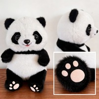 Nieuwe Zoete Fruit Velvet Kleine Panda Reuze Pluche Speelgoed Rugzak Pop PP Katoen Vulling 31-50cm Unisex Feestcadeau Gemaakt in China