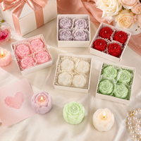 Handgemachtes Rosen-Duftkerzen-Set SH-M01 Großhandel Haushalt Qixi Festival Valentinstag Geschenk Duft-Souvenir-Kerze