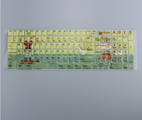 Autocollants personnalisés pour clavier dessin animé autocollants décoratifs pour ordinateur pour le travail quotidien pour les cadeaux promotionnels