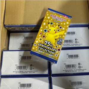 Collection 25e Anniversaire Sword Shield Expansion Pack 30 paquets 150 cartes Pokémon S8a Cartes à collectionner Japon 500g - Product Image 1