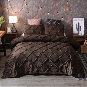 Set <span class=keywords><strong>Copripiumino</strong></span> di Lusso Artigianale Moderno in Poliestere Nero di Qualità 400TC per Tutte le Stagioni Lavabile in Lavatrice per Letti Queen, King, Singoli e Matrimoniali - Product Image 6