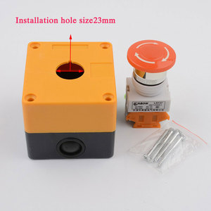 Botón de Parada de Emergencia Rojo Tipo Hongo, Autoblocante, Impermeable, de Operación Momentánea, para Ascensores - Product Image 4