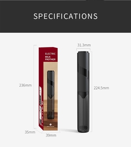 Küchenhelfer Getränkemixer Eierschläger Handkaffeemixer Schaumerzeuger Tragbarer USB-Aufladbarer Elektrischer Milchaufschäumer - Product Image 6