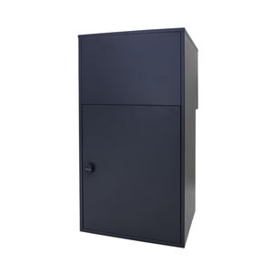 Caja de buzón de correo de acero para jardín al aire libre, Metal recubierto de polvo con bloqueo de llave, bloqueo seguro, buzón montado en la pared - Product Image 5