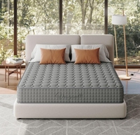 Magnifique matelas à ressorts Bonnel double, roulé et compressé, avec surmatelas en mousse standard, idéal pour chambre ou hôpital
