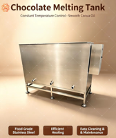Cuve de fusion de chocolat en acier inoxydable TUORONG 300/1000 litres, Cuve de fusion de beurre de cacao, Machine commerciale de fusion de chocolat