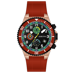 Montre-bracelet pour homme de luxe originale <span class=keywords><strong>Eta</strong></span> <span class=keywords><strong>7750</strong></span>, mouvement chronographe, étanche, design, cadran lumineux, cuir personnalisable - Product Image 1
