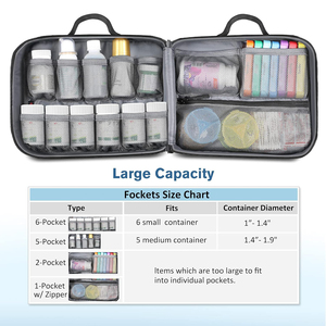 Organizador de Pastillas al por Mayor, Bolsa de Almacenamiento de Medicamentos, Estuche de Viaje para Medicamentos con Asa - Product Image 5