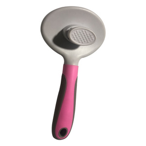 Pet Self Cleaning Comb Pink Orchid Dog Grooming Brush Coarse Fine <b>Needle</b> Detangling - Product Image 2