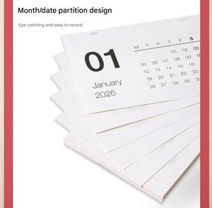 Toptan baskı tedarikçisi 2026 takvim kalite renkli program planlayıcısı masa danışma standı Flip tedarikçisi takvim baskı - Product Image 5