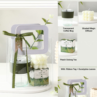 Activités commerciales Personnel Enseignants Coffret cadeau Produit d'été Gadgets Idées Mariée Marié Mini Ventilateur Tasse à café Sac cadeau Souvenir
